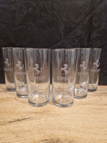 Verres tube Ferrari