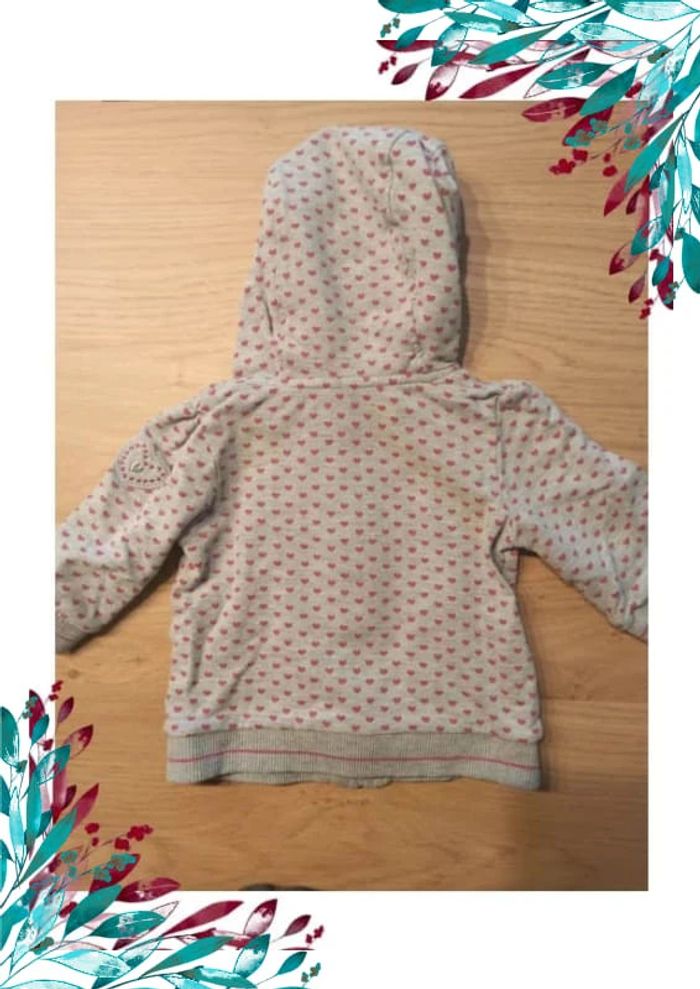 Gilet fille 6 mois. Coeurs - photo numéro 4