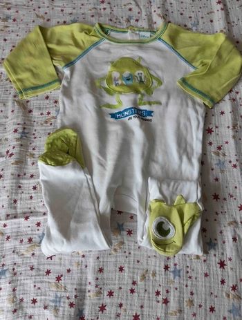 Pyjama coton Monster Inc 24 mois Disney