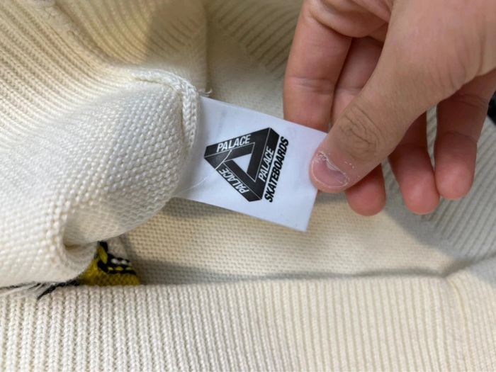 Pull en maille Knit sweat palace bulldog blanc taille S - photo numéro 7
