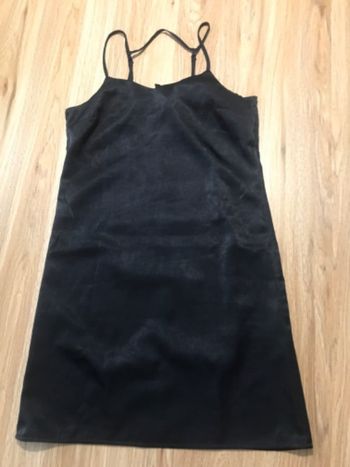 Robe courte satinée