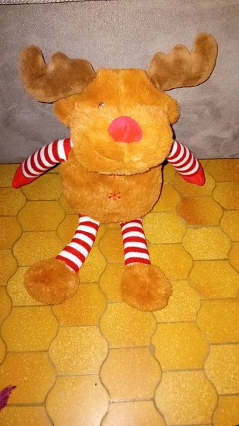 Peluche renne noel