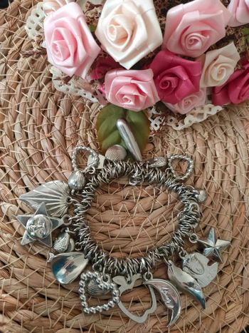 🍁Bracelet argenté élastique🍁