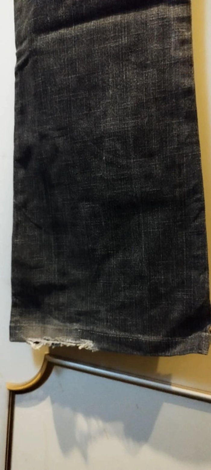 Pantalon en jeans patte d'éléphant - photo numéro 6