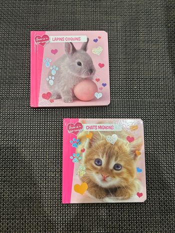 2 livres bébé collection j’aime ta frimousse