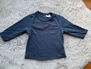 Tee shirt manches longues marine