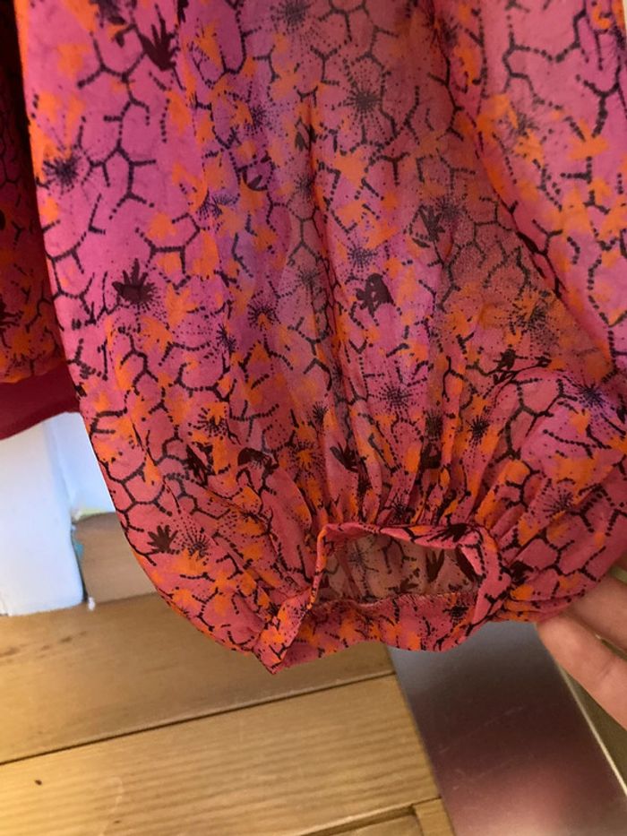 Superbe blouse neuve fuschia || T42 || One Step - photo numéro 4