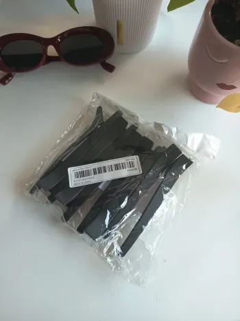 Ensemble de pinces à cheveux noires