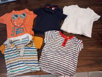 Lot 5 tee shirt 1 mois