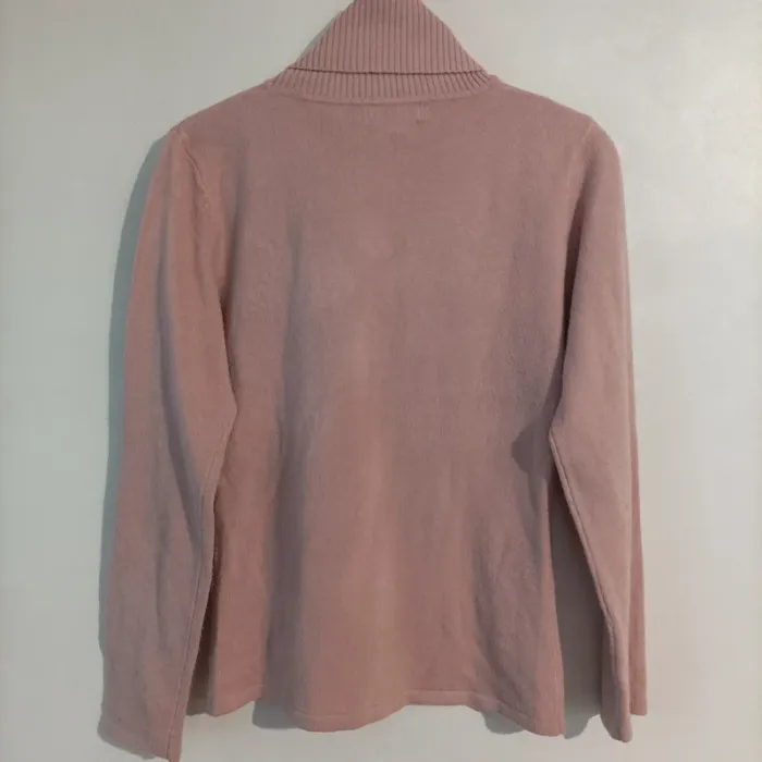 Pull col roulé rose poudré Lili Chic t.38/40 - photo numéro 2