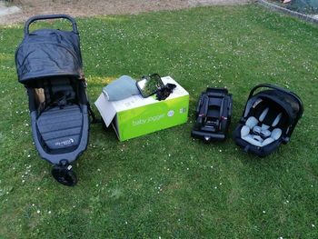 Pousette baby jogger avec cosy et isofix