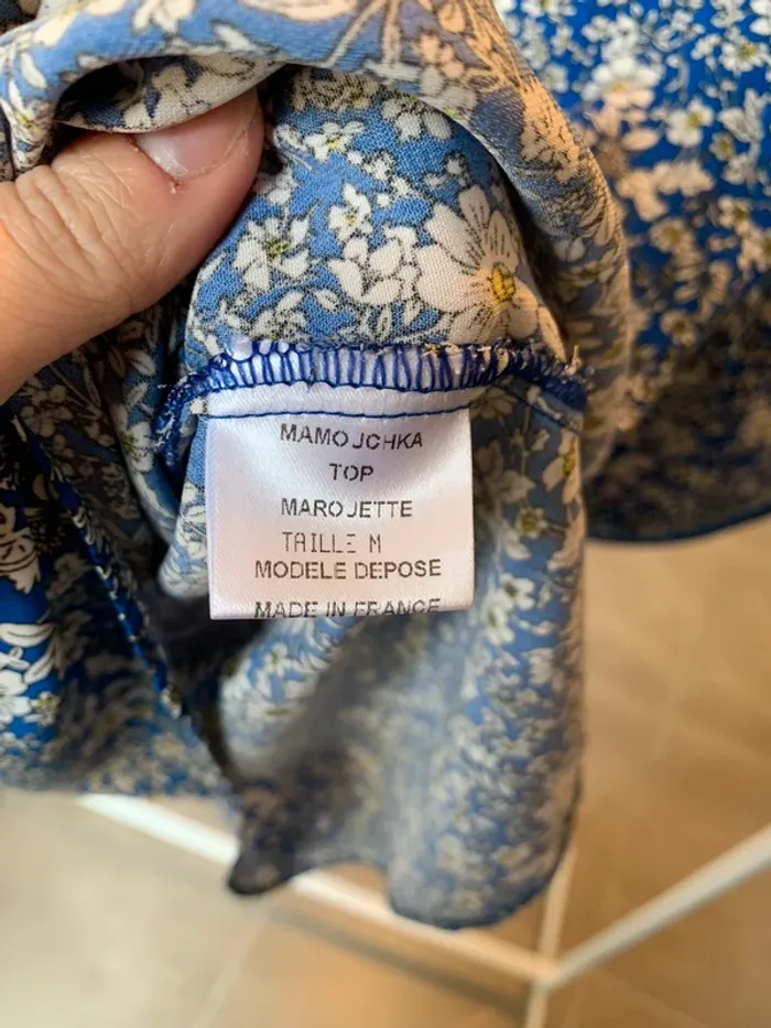 Blouse manches 3/4 Mamouchka taille M - photo numéro 3