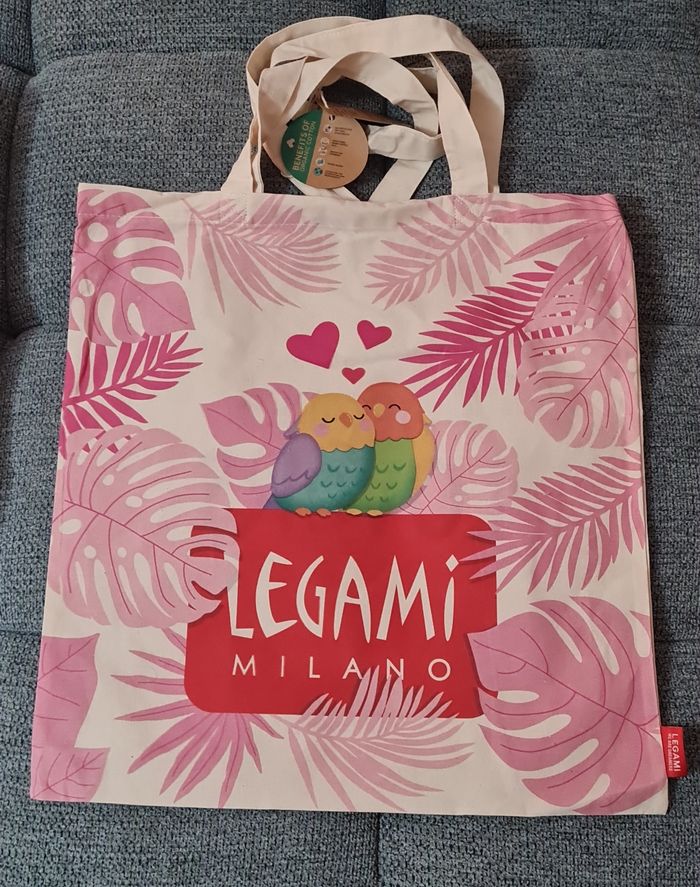 Legami Saint Valentin 2026 Set de 2 Stylos effaçables + Crayon HB + Tote Bag Oiseaux Amoureux - photo numéro 2