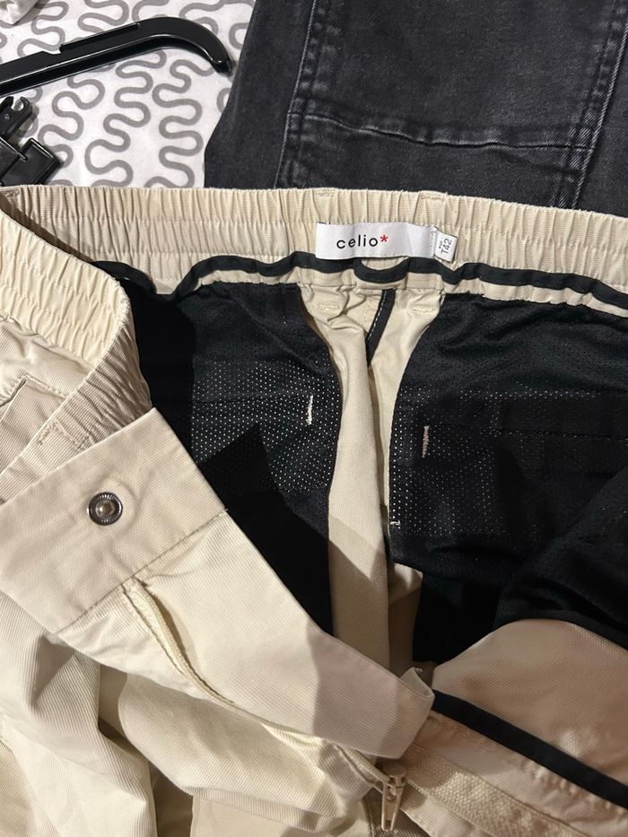 Jean cargo homme crème – Celio – Taille 42 – Neuf - photo numéro 8
