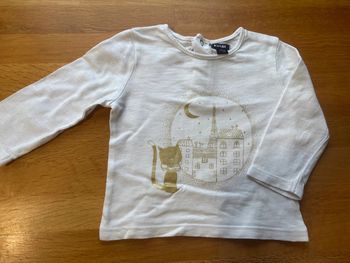 T-shirt ML Kiabi 6 mois fille