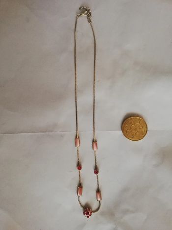 Sublime collier fin vintage ras du cou