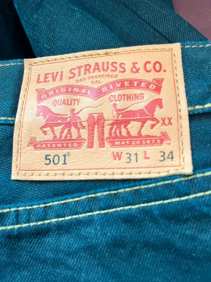 Jeans Levi's homme 501 taille 40 W31L34 - photo numéro 10