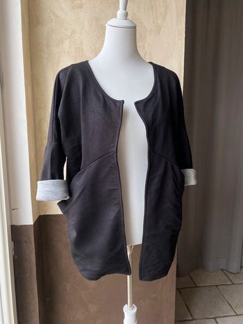 Veste blazer sweat noir Senes L/XL