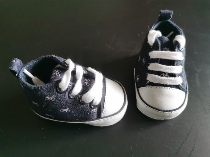Chaussure_ "Petit cycliste"_garcon_ 0-3mois