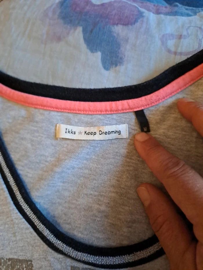 Robe débardeur coton ikks grise t.M - photo numéro 6