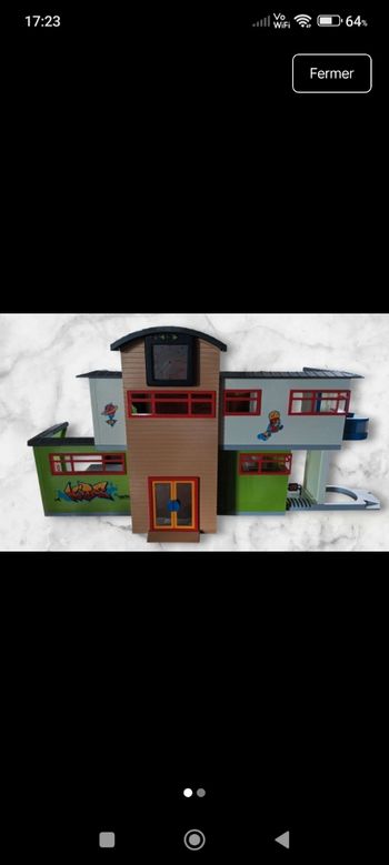 École aménagée playmobil 