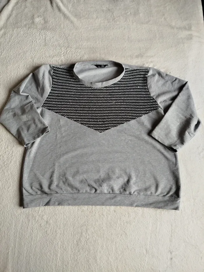 Pull femme gris et noir Ellen Amber taille XXL - photo numéro 2