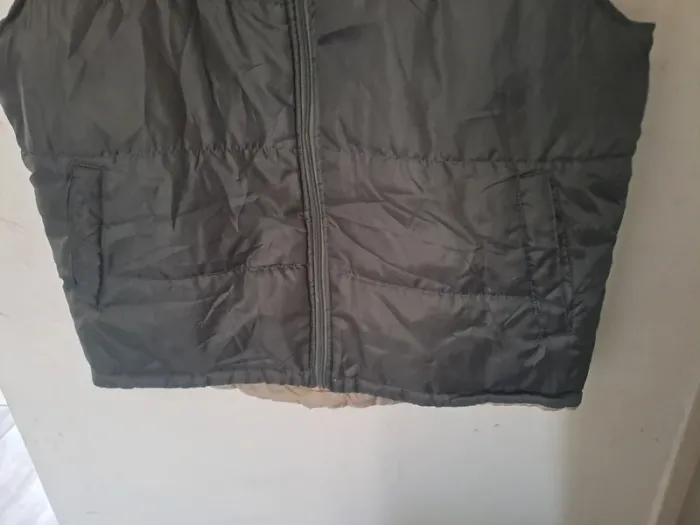 Veste sans manches Gris Beige Torrente Paris Taille L - photo numéro 3