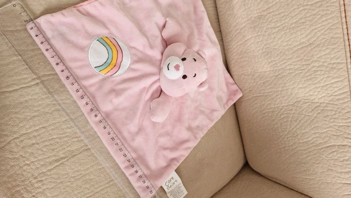 Doudou plat bisounours rose care bears baby - photo numéro 7
