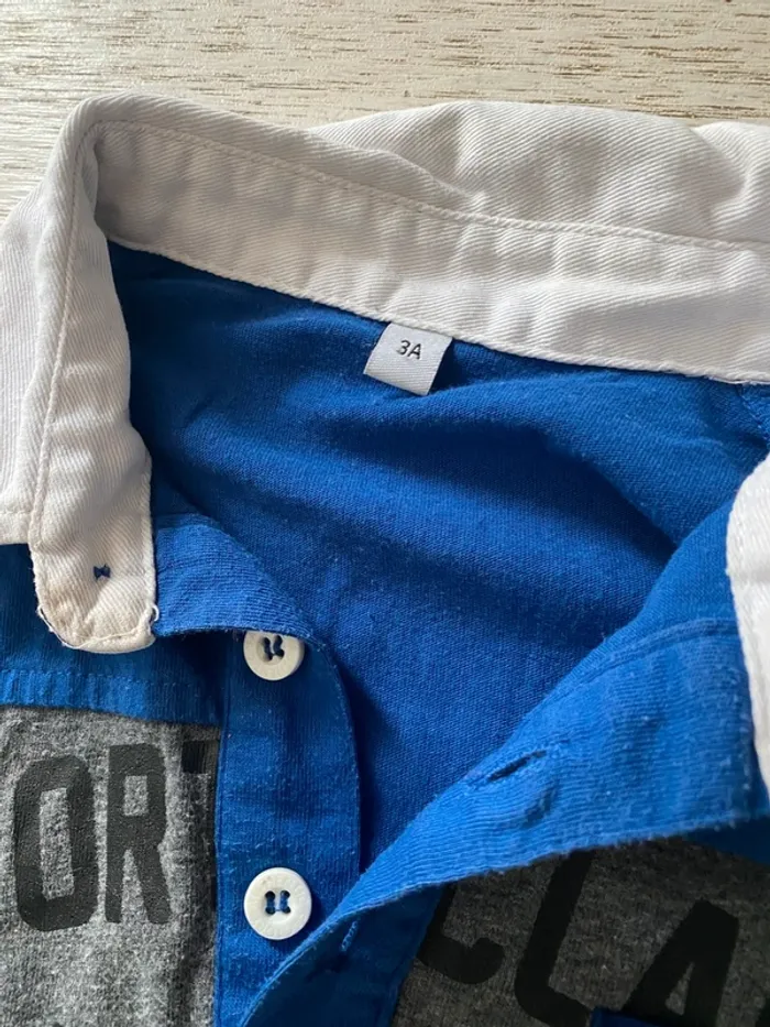 Ensemble Bebe garçon 3 ans pantalon jean , polo et gilet - photo numéro 8