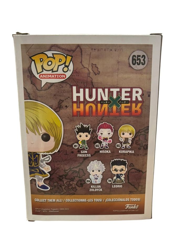 Figurine Funko Pop Hunter X Hunter Kurapika 653 neuf - photo numéro 2