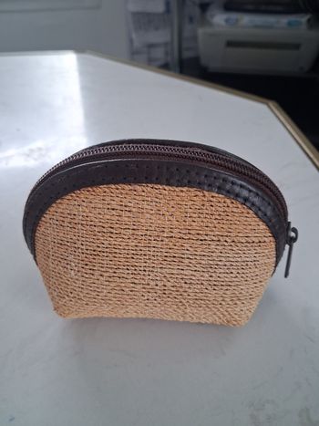 Porte monnaie en osier