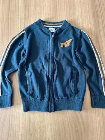 Très beau gilet bleu marine 5 ans TAO