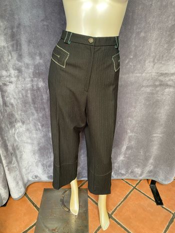 Pantalon noir avec poche a fermeture christine Laure taille 44