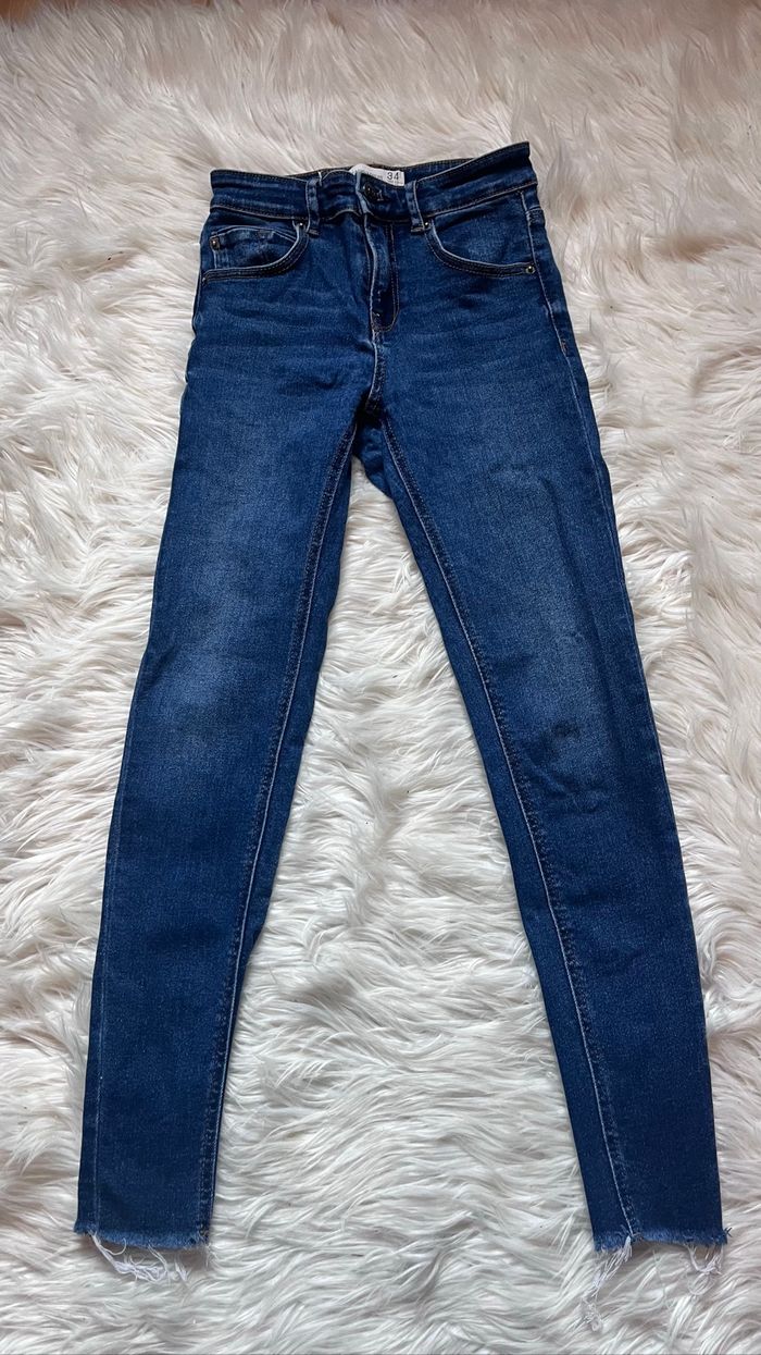 jean skinny bleu foncé