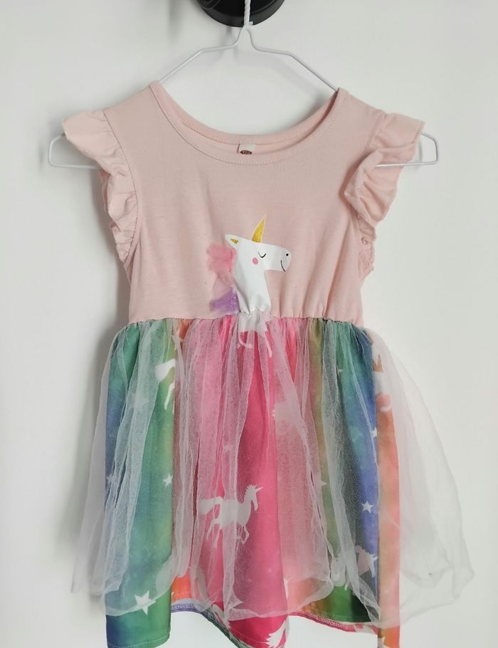 ROBE Licorne Fête Noël 5 ans  🦄