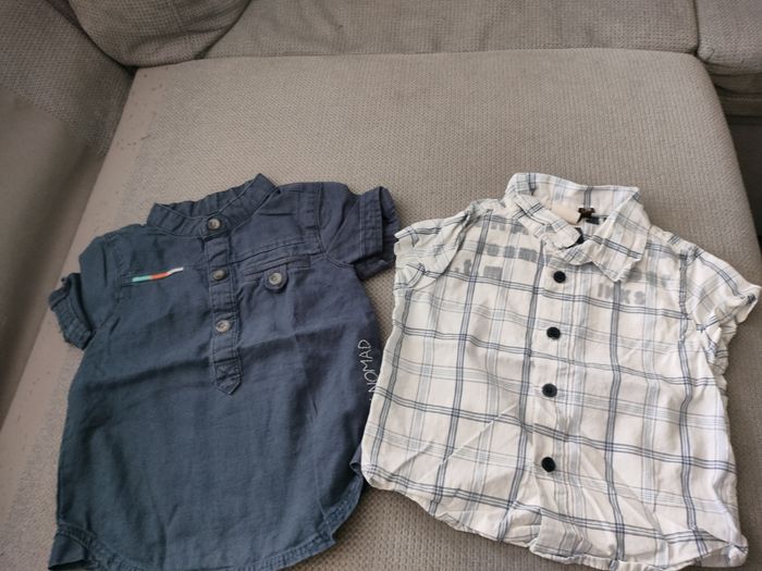 Chemises 12 mois