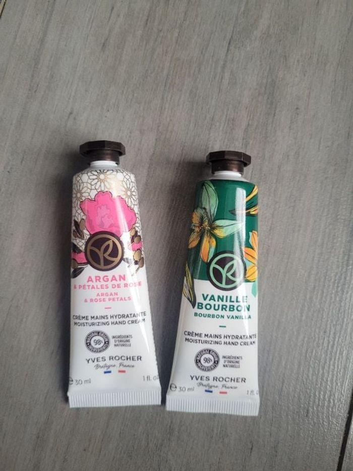 Lot 2 crèmes mains