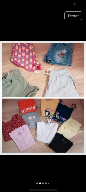 Lot de plus de 60 vêtements fille 10 ans en très bon état