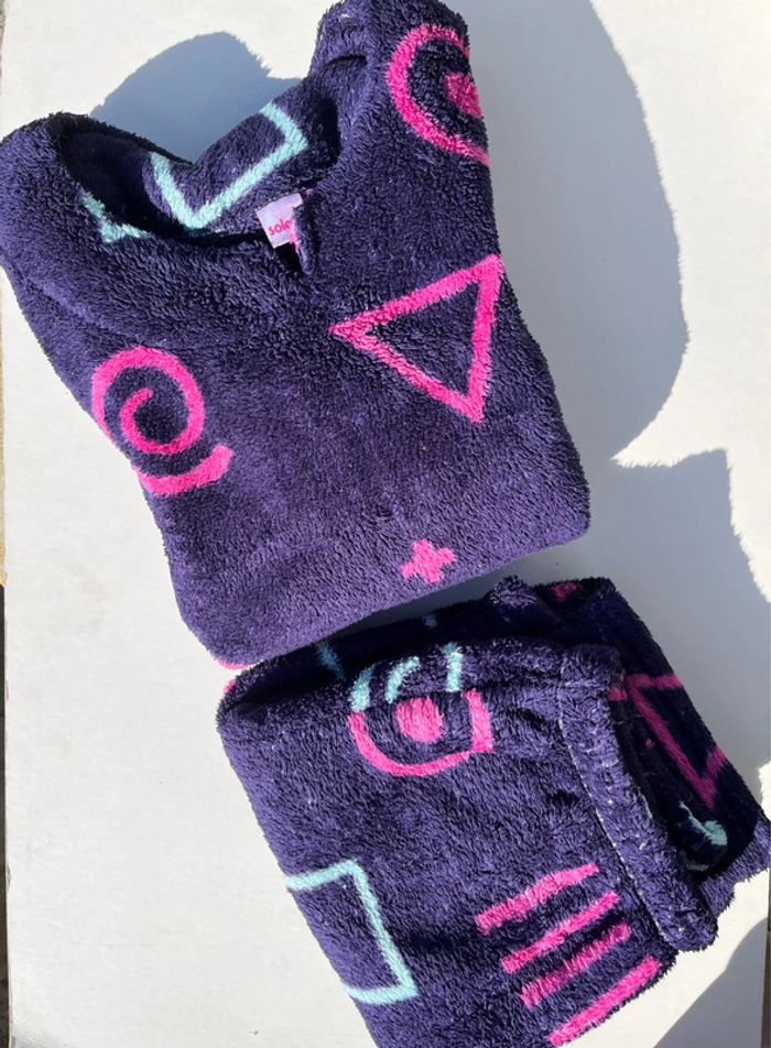 Ensemble pyjama moumoute avec motifs géométriques - photo numéro 3