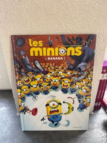 Livre bande dessiné minions banana