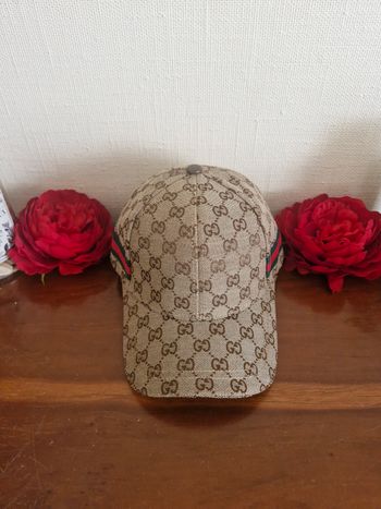 Casquette gucci beige