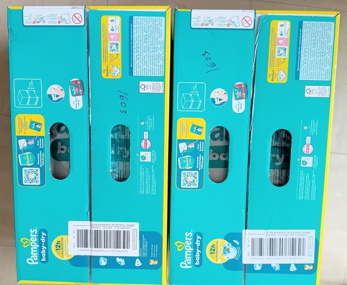 2 packs pampers baby dry T4. - photo numéro 3