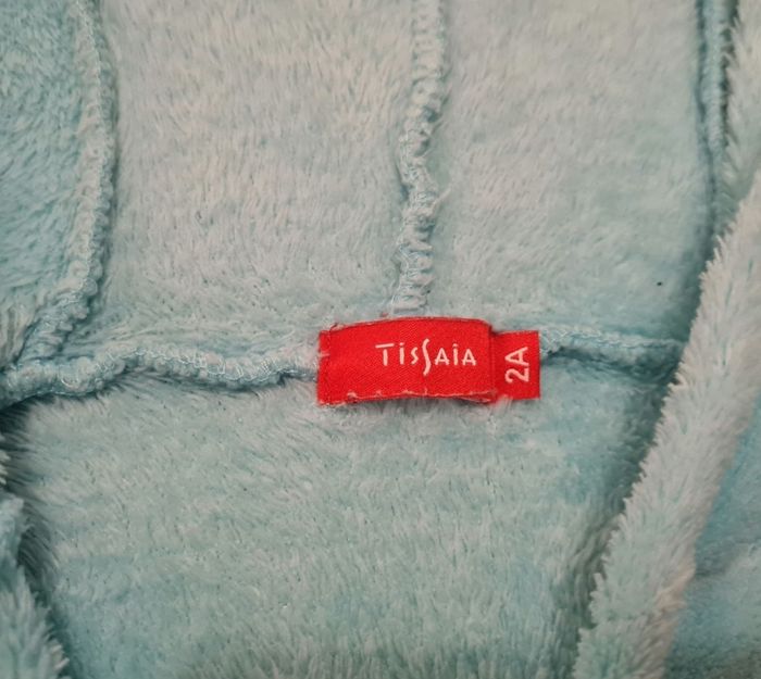 Peignoir bleu enfant 2 ans - photo numéro 3