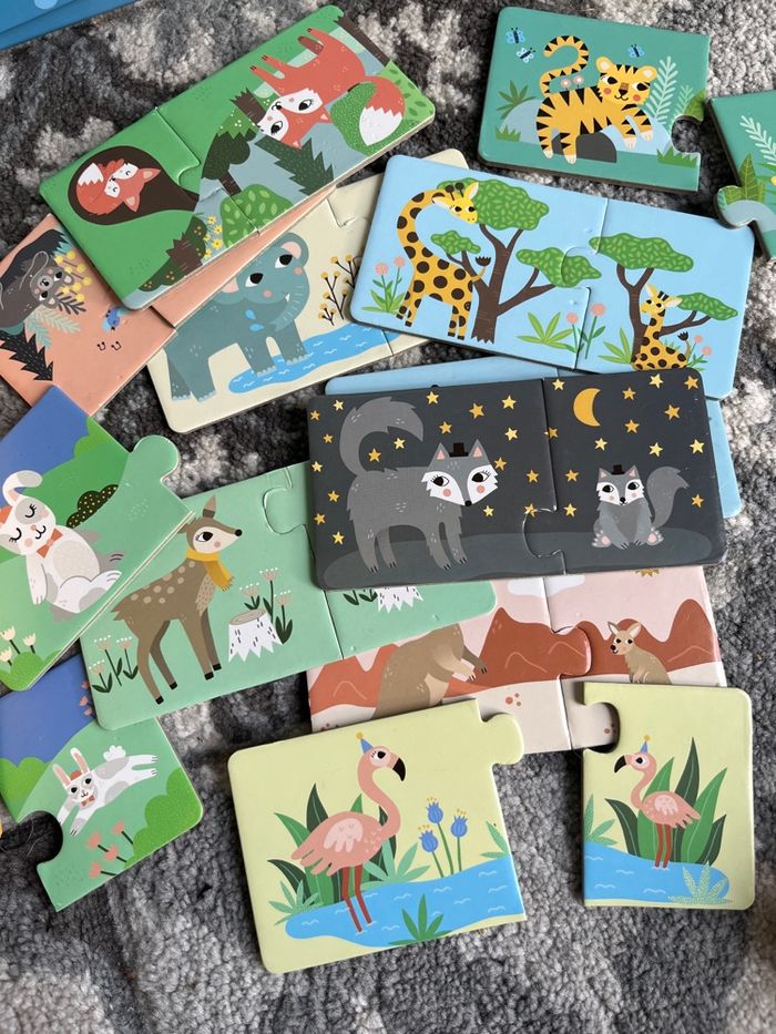 Puzzle  d’association  mamans et bébés - photo numéro 3