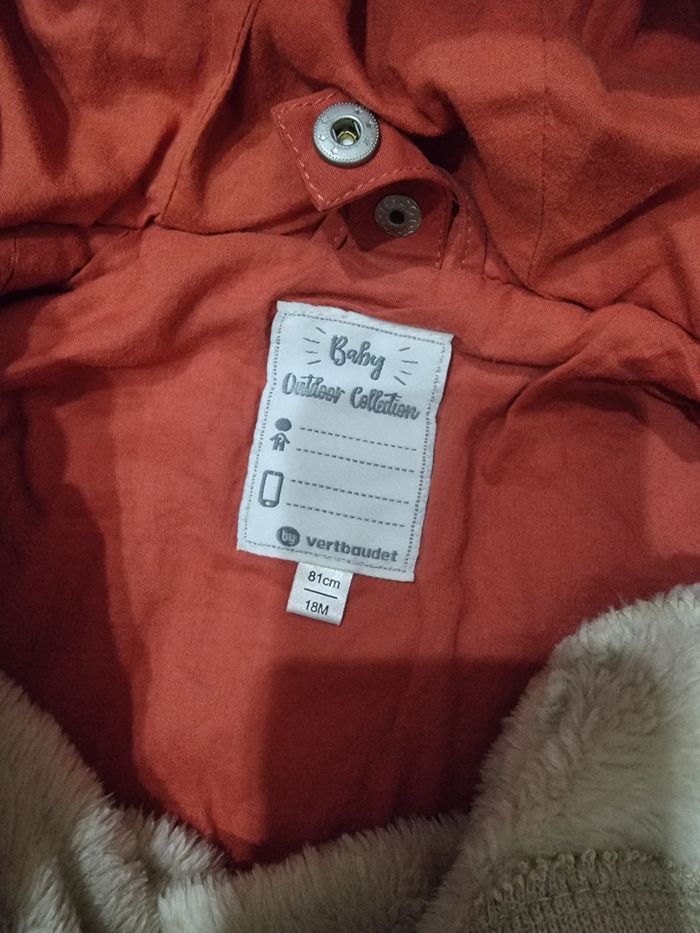 Manteau garçon 3 en 1 Vertbaudet 18 mois - photo numéro 2