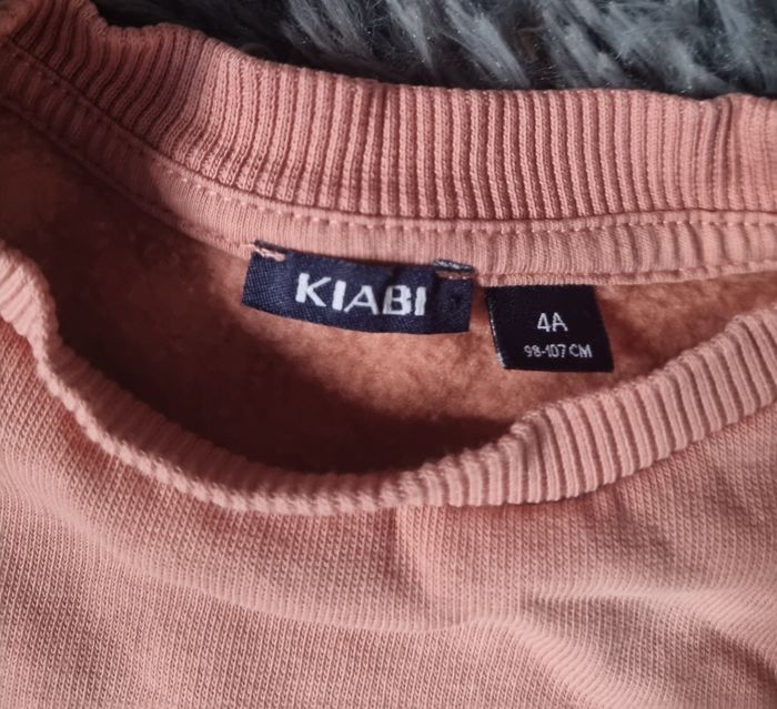 Sweat rose à volants aux épaules 4ans - photo numéro 2