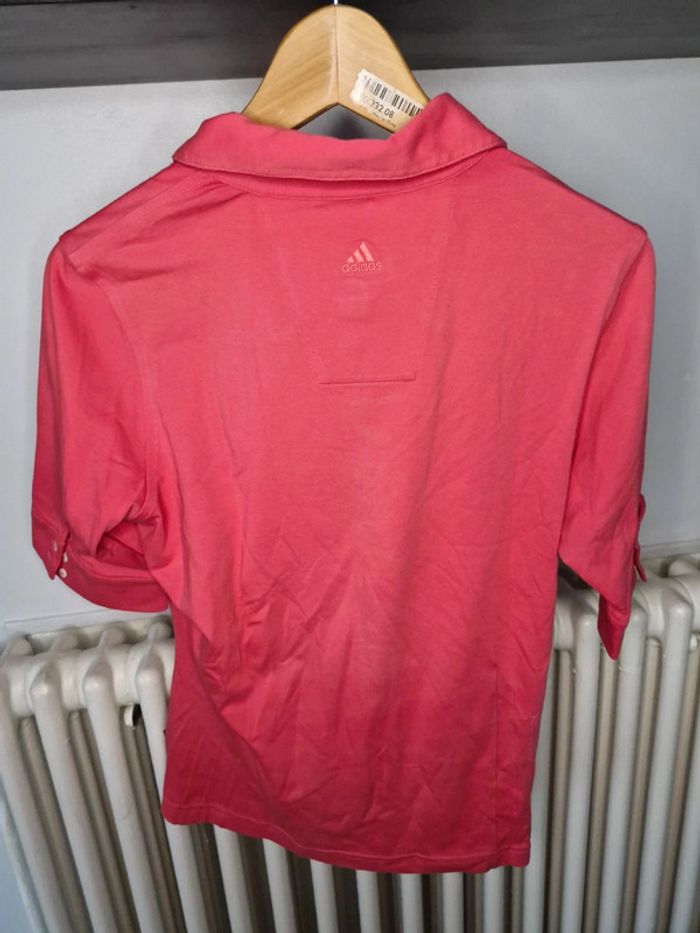 Tee-shirt shirt rouge Adidas taille 42 - photo numéro 4