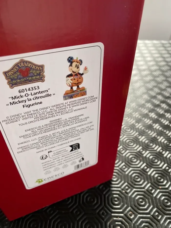 Figurine disney traditions mickey citrouille - photo numéro 3