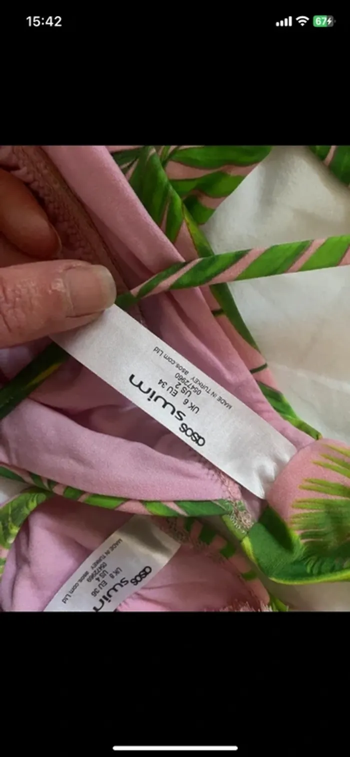 Maillot de bain asos - photo numéro 4