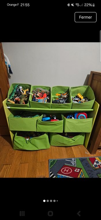 Meuble de rangement jouets 